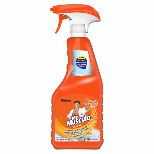 : Saca grasa Naranja Gatillo 500 ml Mr Musculo