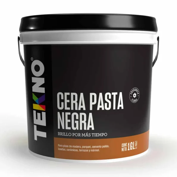 CERA EN PASTA TEKNO GALON 3785 LITROS NEGRA - ILUMINA CLEAN