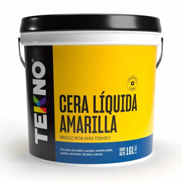 CERA EN PASTA TEKNO GALON 3785 LITROS ROJO - ILUMINA CLEAN