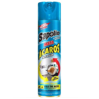 INSECTICIDA SPRAY MATA ACAROS SAPOLIO 360 ML - ILUMINA CLEAN