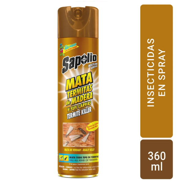 INSECTICIDA SPRAY MATA TERMITAS SAPOLIO 360 ML - ILUMINA CLEAN