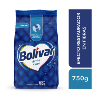 BOLSA DETERGENTE BOLIVAR ACTIVE CARE 750 G - Ilumina Clean