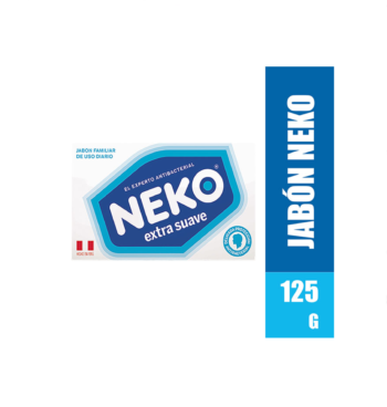 Jabón de Tocador Neko 125 gr Extrasuave (Blanco) - Ilumina Clean