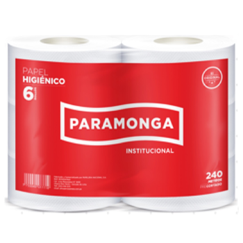 Papel Higiénico Jumbo Paramonga 240 Metros Paquete x 6 Rollos - Ilumina Clean