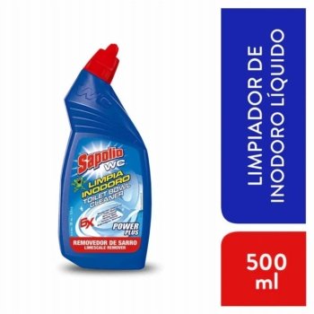 Limpiainodoro Sapolio Wc Frasco 500 ml Power Plus (Azul)