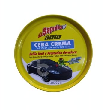 cera crema sapolio p/auto 200 g