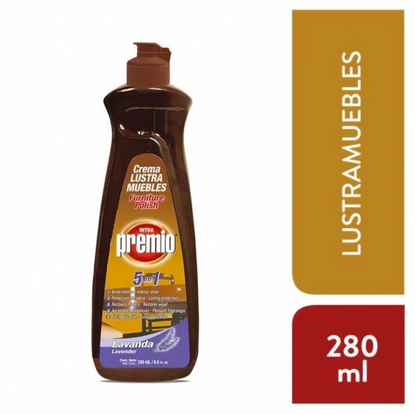 Lustramuebles En Crema Premio Frasco 280 ml Lavanda