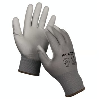 Guantes de Badana Gris Clute Talla 9 (L