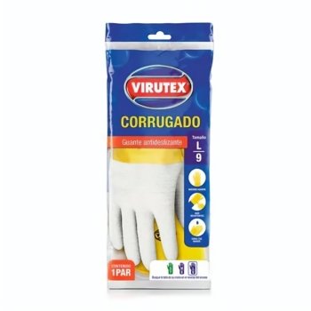 Guantes Corrugados Virutex Amarillos Talla 9 (L)