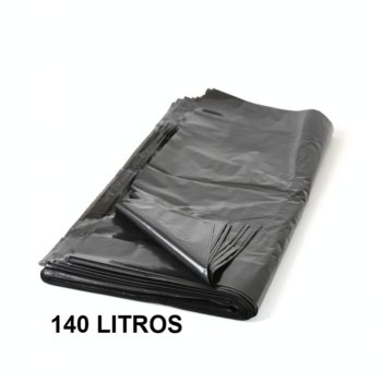 Bolsas Plásticas Negras económicas / 140 Litros / 100 unidades