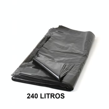 Bolsas Plásticas Negras económicas 240 Litros / 100 unidades - ILUMINA CLEAN