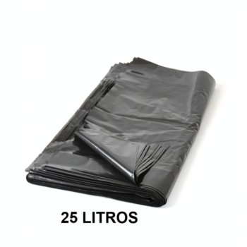 Bolsas Plásticas Negras económicas 25 Litros / 100 unidades