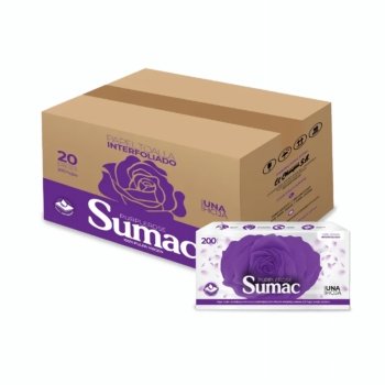 Caja Papel Interfoliado Sumac Blanco 20x 200 unidades